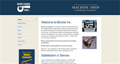 Desktop Screenshot of bircherinc.com