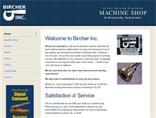 Tablet Screenshot of bircherinc.com